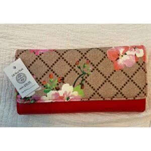 NEW | AR New York Wallet With Wristlet Strap Various Colors Red or Pink or Black